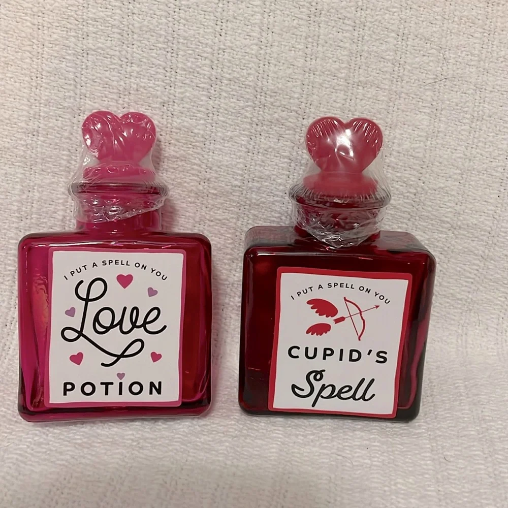 2 Target bullseye valentines 2024 love potion bottles: